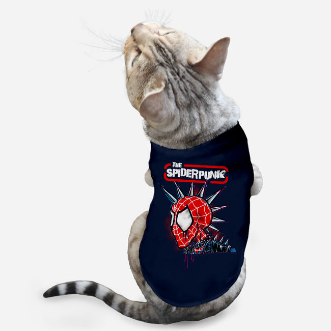 The Spiderpunk-Cat-Basic-Pet Tank-joerawks