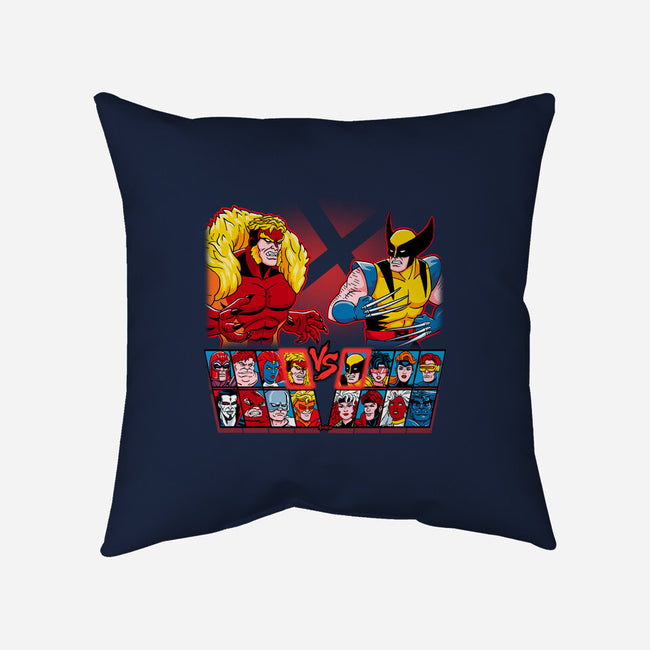 Mutant Fighter-None-Removable Cover-Throw Pillow-Andriu