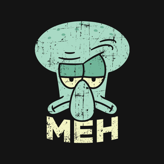 Squid Meh-None-Stretched-Canvas-Xentee