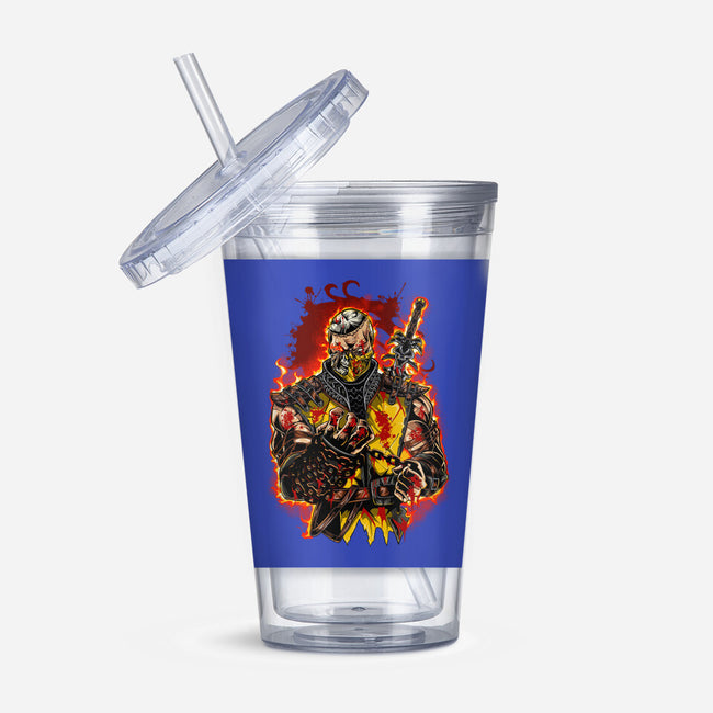 The Mortal Fighter-None-Acrylic Tumbler-Drinkware-Conjura Geek