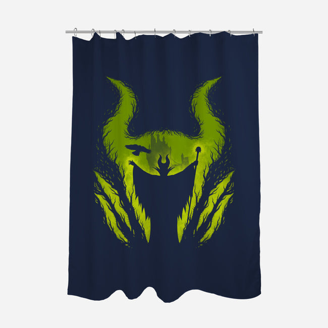 The Evil Fairy-None-Polyester-Shower Curtain-pigboom