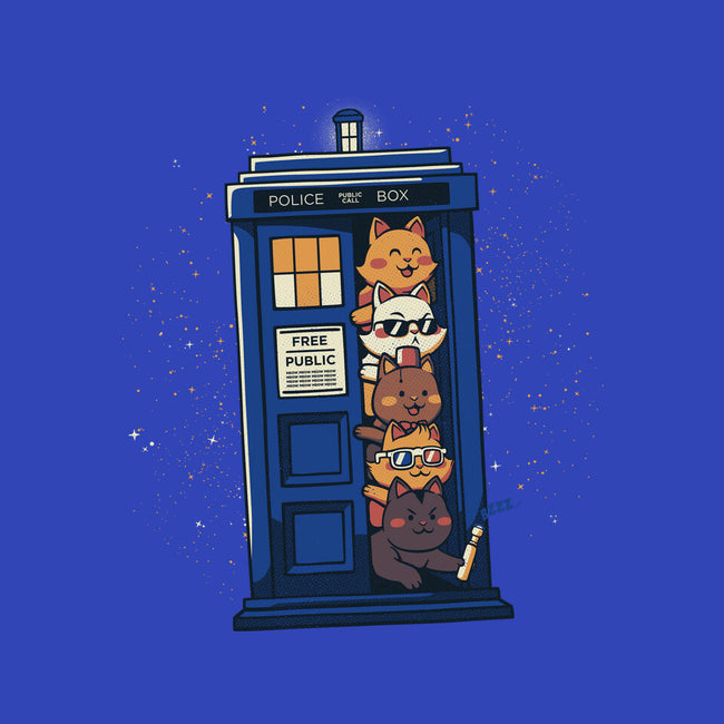 Tardis Cats-Womens-Fitted-Tee-tobefonseca