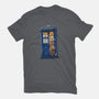 Tardis Cats-Womens-Fitted-Tee-tobefonseca