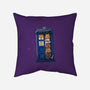 Tardis Cats-None-Removable Cover-Throw Pillow-tobefonseca