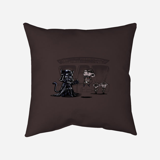 Cat Vader-None-Removable Cover-Throw Pillow-zascanauta