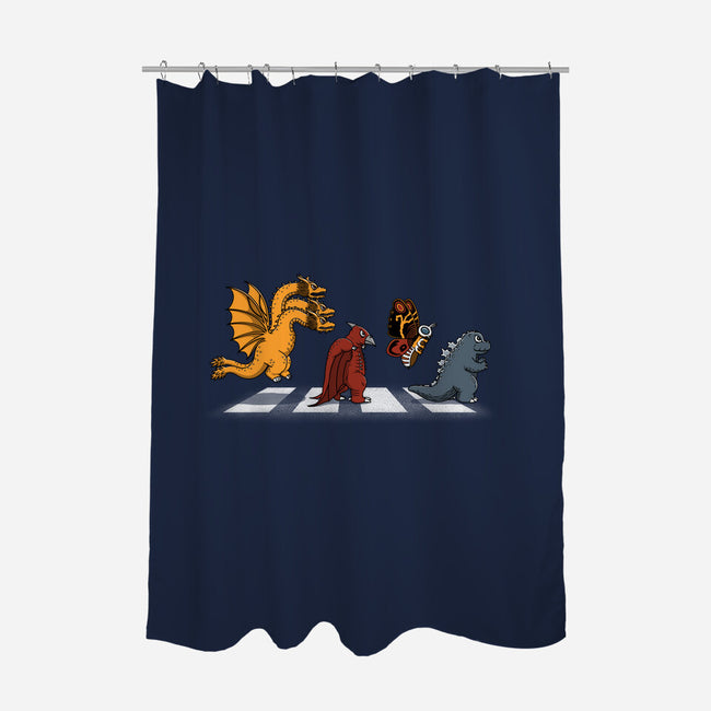 Kaiju Road-None-Polyester-Shower Curtain-pigboom