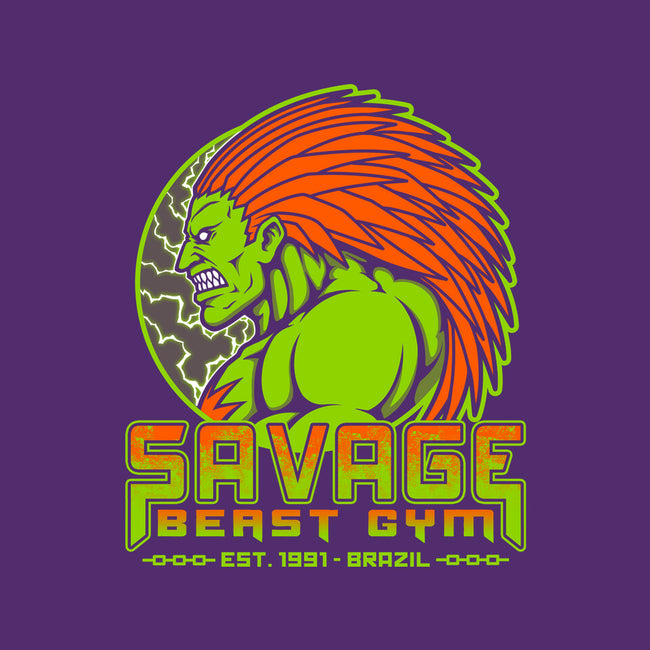 Savage Beast Gym-None-Glossy-Sticker-pigboom