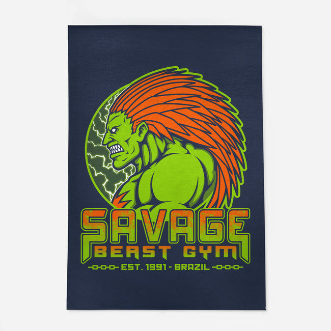 Savage Beast Gym-None-Indoor-Rug-pigboom