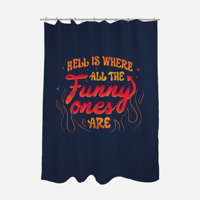 The Funny Ones-None-Polyester-Shower Curtain-tobefonseca