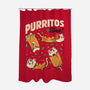 Purritos Time-None-Polyester-Shower Curtain-tobefonseca
