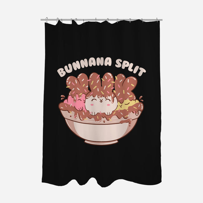 Bunny Banana Split-None-Polyester-Shower Curtain-tobefonseca