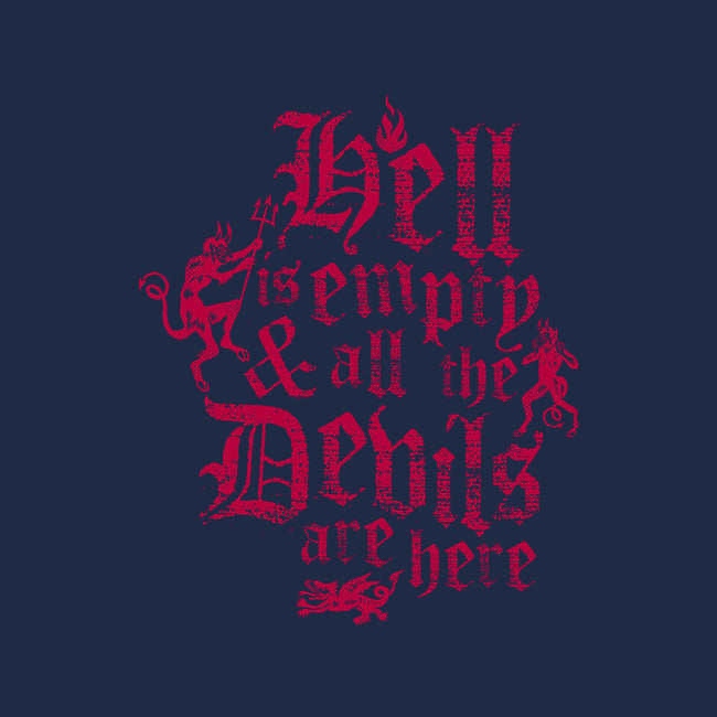 All The Devils Are Here-Unisex-Kitchen-Apron-Nemons
