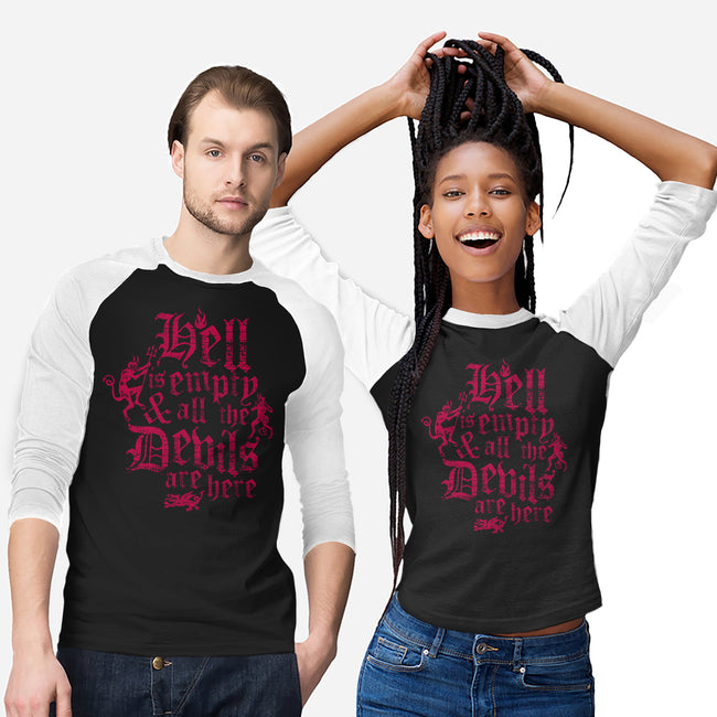 All The Devils Are Here-Unisex-Baseball-Tee-Nemons