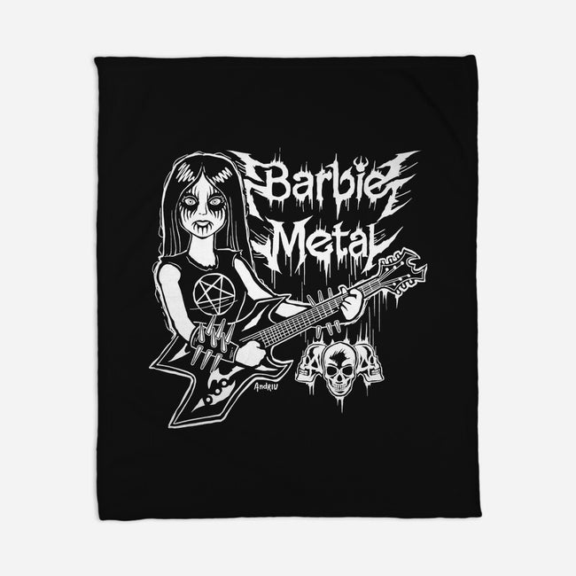 Barbie Metal-None-Fleece-Blanket-Andriu