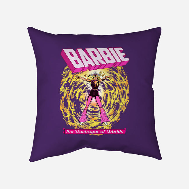 Dark Barbie-None-Removable Cover w Insert-Throw Pillow-MarianoSan