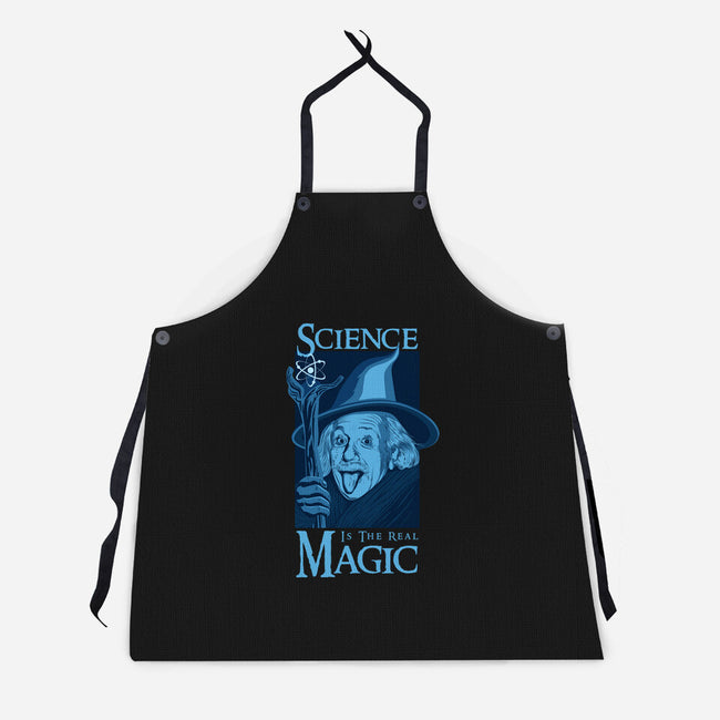 Science Is The Real Magic-Unisex-Kitchen-Apron-sachpica