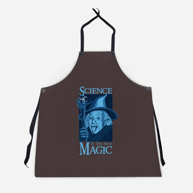 Science Is The Real Magic-Unisex-Kitchen-Apron-sachpica