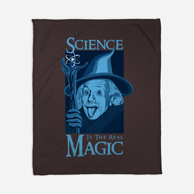 Science Is The Real Magic-None-Fleece-Blanket-sachpica