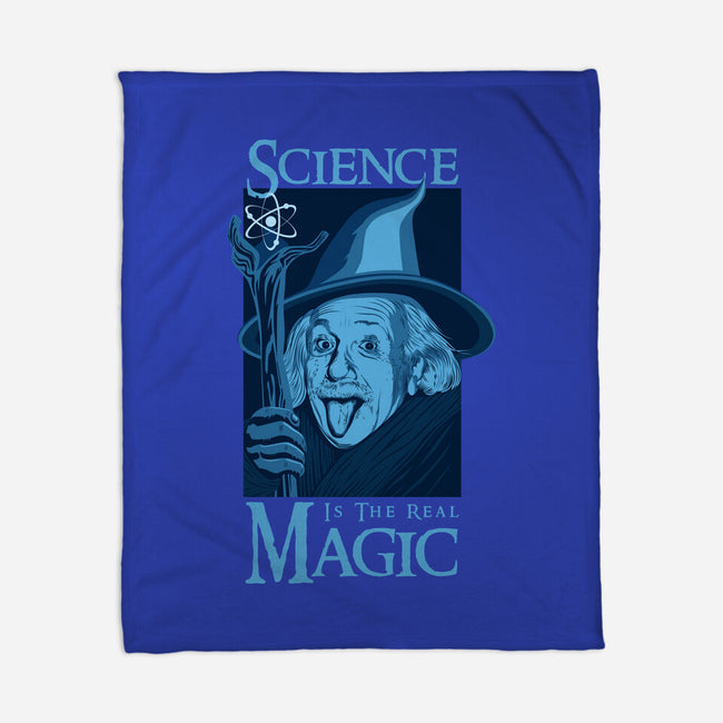 Science Is The Real Magic-None-Fleece-Blanket-sachpica