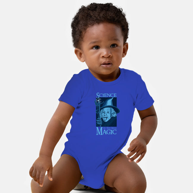 Science Is The Real Magic-Baby-Basic-Onesie-sachpica