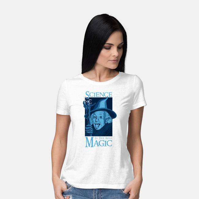 Science Is The Real Magic-Womens-Basic-Tee-sachpica