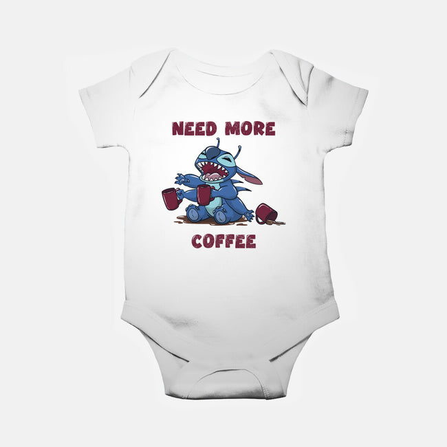 Need More Coffee-Baby-Basic-Onesie-Claudia