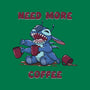 Need More Coffee-Womens-Fitted-Tee-Claudia