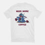 Need More Coffee-Womens-Fitted-Tee-Claudia