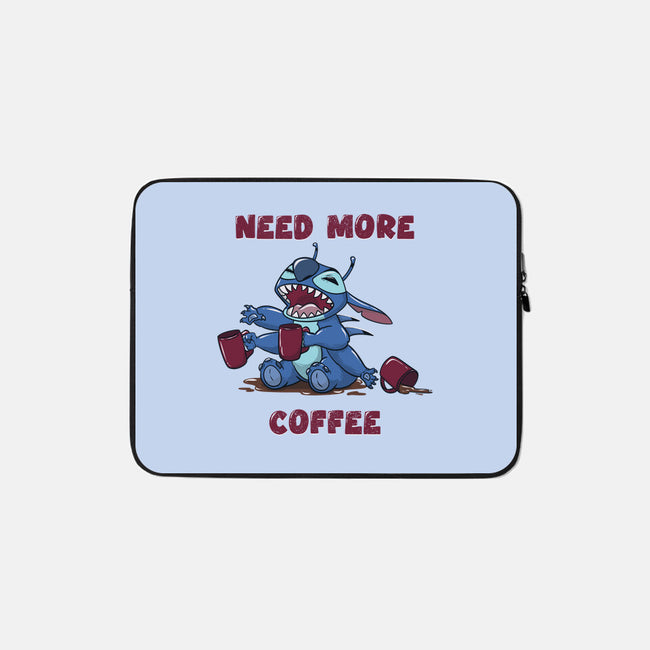 Need More Coffee-None-Zippered-Laptop Sleeve-Claudia