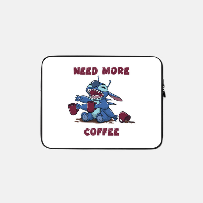 Need More Coffee-None-Zippered-Laptop Sleeve-Claudia