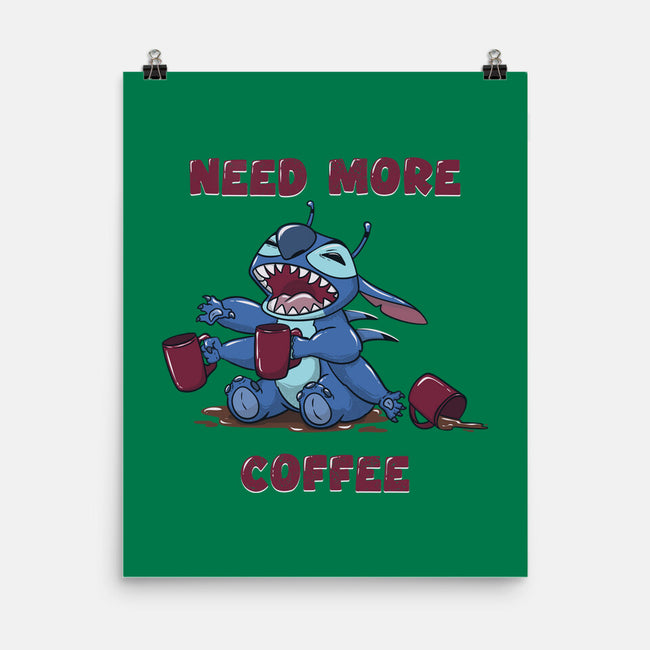 Need More Coffee-None-Matte-Poster-Claudia