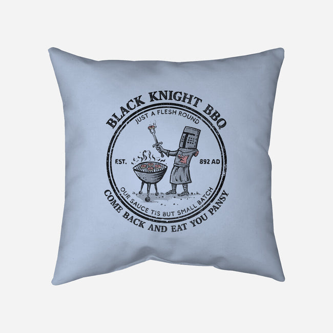 Black Knight BBQ-None-Removable Cover w Insert-Throw Pillow-kg07