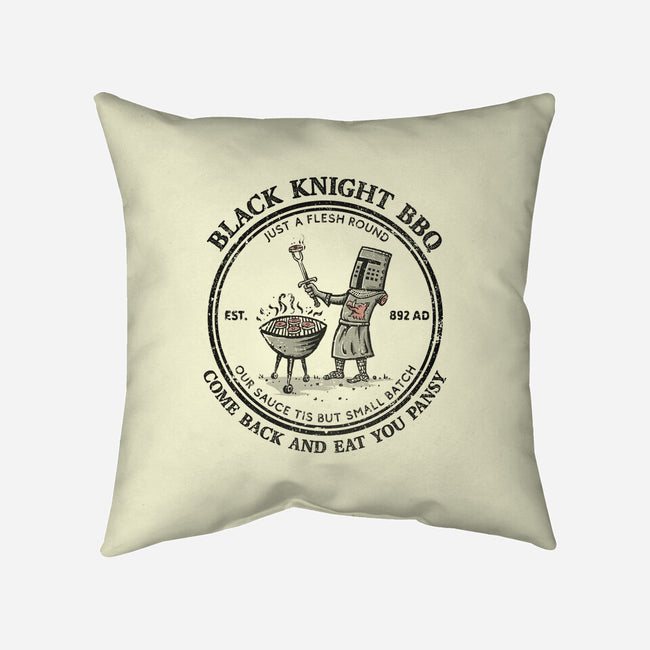 Black Knight BBQ-None-Removable Cover w Insert-Throw Pillow-kg07