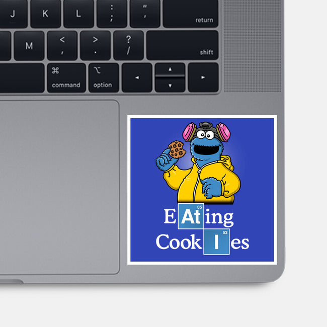 Eating Cookies-None-Glossy-Sticker-Barbadifuoco