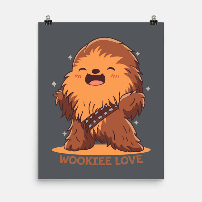 Wookie Love-None-Matte-Poster-fanfreak1