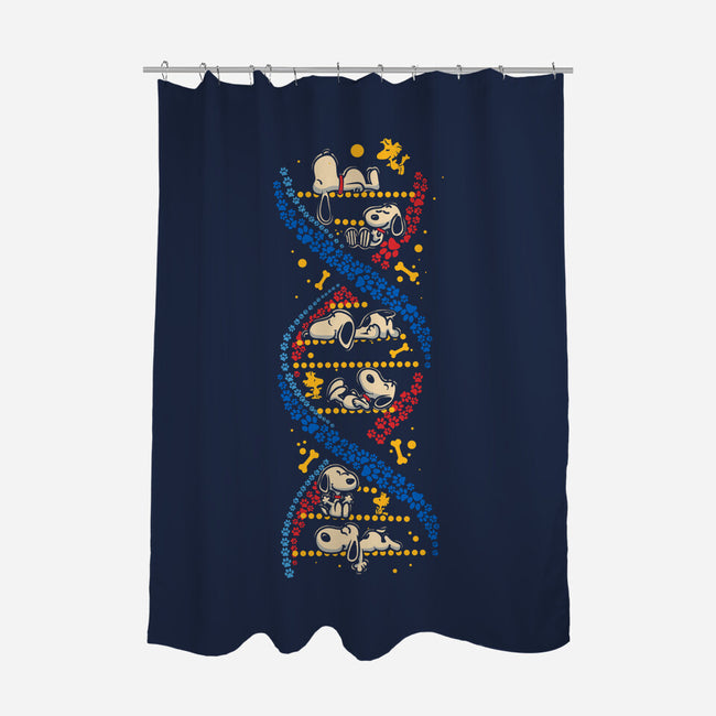 Beagles DNA-None-Polyester-Shower Curtain-erion_designs