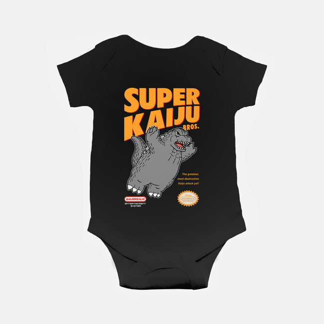 Super Kaiju-Baby-Basic-Onesie-pigboom