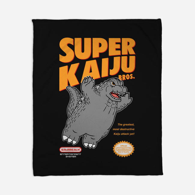 Super Kaiju-None-Fleece-Blanket-pigboom