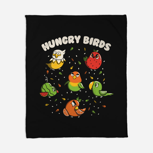 Hungry Birds-None-Fleece-Blanket-tobefonseca