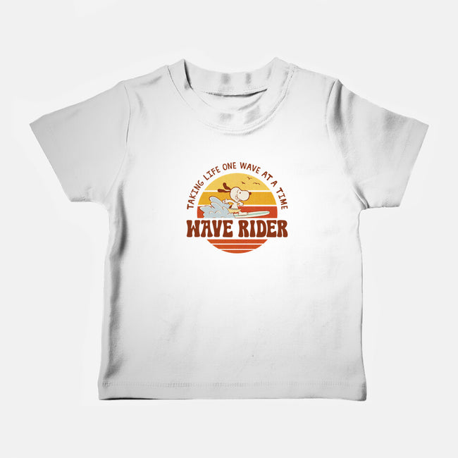 One Wave At A Time-Baby-Basic-Tee-LiRoVi