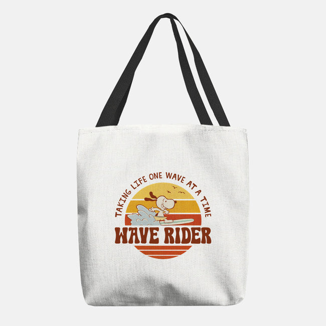 One Wave At A Time-None-Basic Tote-Bag-LiRoVi