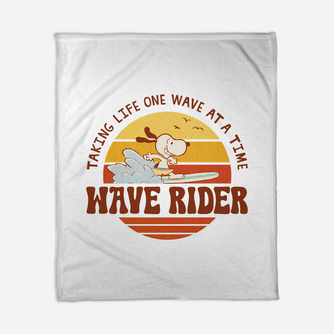 One Wave At A Time-None-Fleece-Blanket-LiRoVi