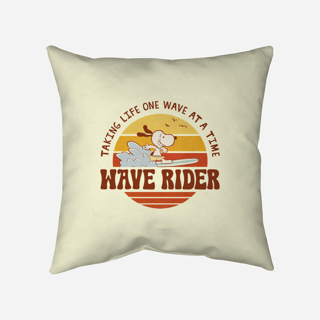 One Wave At A Time-None-Removable Cover-Throw Pillow-LiRoVi