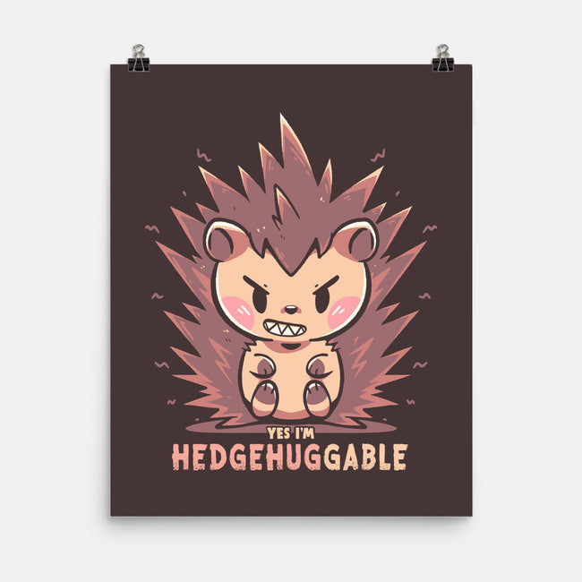 Hedgehuggable-None-Matte-Poster-TechraNova