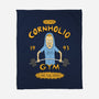 Cornholio's Gym-None-Fleece-Blanket-pigboom