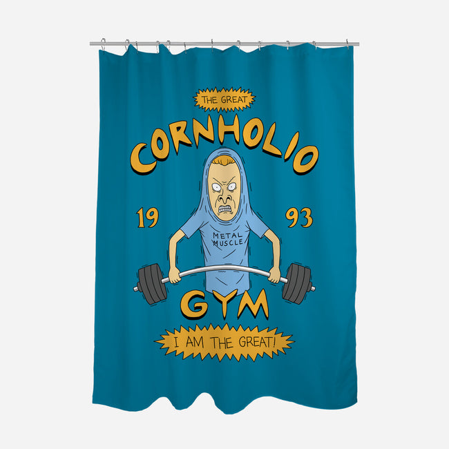 Cornholio's Gym-None-Polyester-Shower Curtain-pigboom