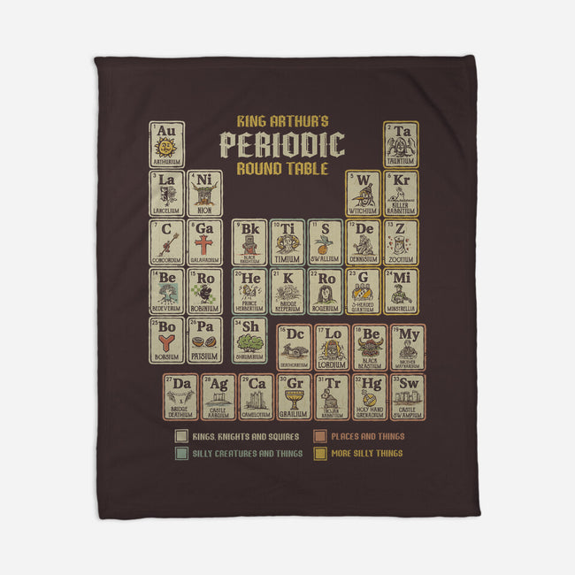 The Periodic Round Table-None-Fleece-Blanket-kg07