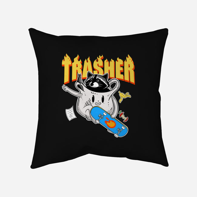 Trasher Panda-None-Removable Cover-Throw Pillow-Tri haryadi