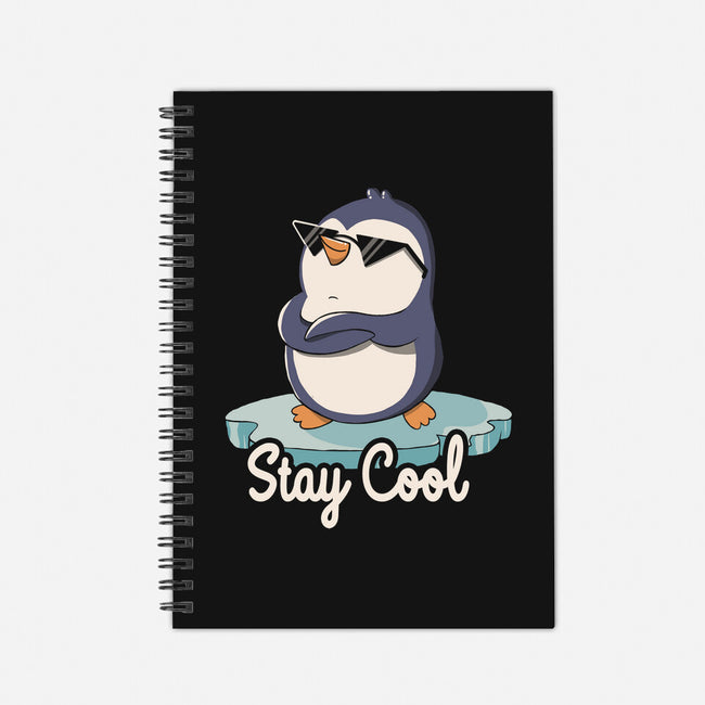 Stay Cool Funny Penguin-None-Dot Grid-Notebook-tobefonseca