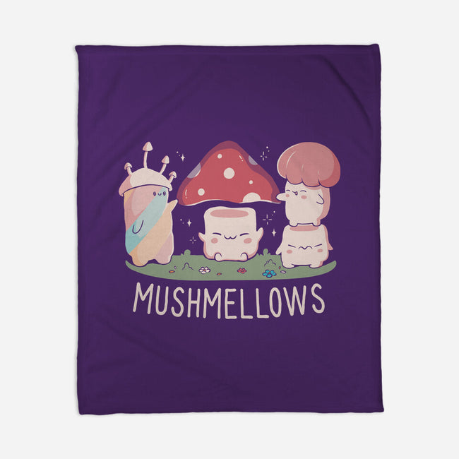 Mushmellows Kawaii Fungi-None-Fleece-Blanket-tobefonseca